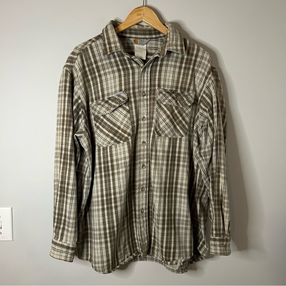 Carhartt Other - Carhartt Vintage Men’s Plaid Flannel Button Down